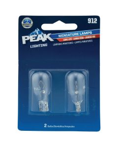 PEAK 912 12.8V Incandescent Automotive Bulb (2-Pack)