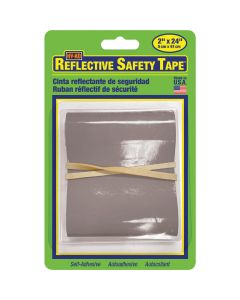 Hy-Ko 2 In. W. x 24 In. L. Silver Stripe Reflective Safety Tape