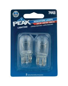 PEAK 7443 13.5V Mini Incandescent Automotive Bulb (2-Pack)