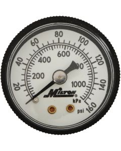 Milton 1/8 In. NPT Back Mount Mini Pressure Gauge