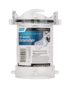 Camco 5 In. Clear Adapter RV Sewer Extender