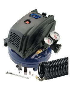 Campbell Hausfeld 1 Gallon Oil-Free Air Compressor with 12-Piece Kit