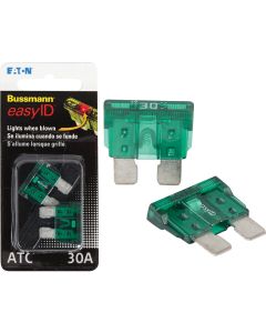 Bussmann 30-Amp 32-Volt ATC Blade easyID Automotive Fuse (2-Pack)