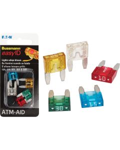 Bussmann ATM Easy ID Blade Fuse Assortment