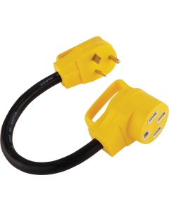 Camco PowerGrip 30A/50A Dogbone RV Power Cord Adapter