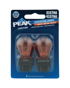 PEAK 3157NA/4157NA 12.8/14V Mini Incandescent Automotive Bulb (2-Pack)