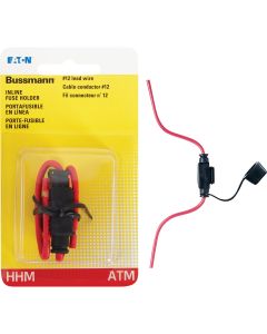 Bussmann 30-Amp #12 ATM In-Line Blade Fuse Holder