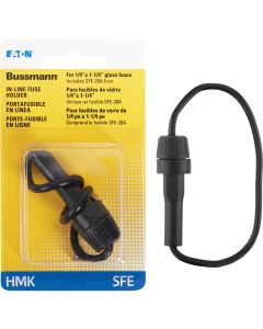 Bussmann 30-Amp #12 Glass Tube AGC & SFE Inline Fuse Holder