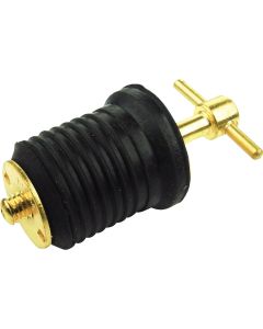 Seachoice 1 In. Twist-Turn Brass Drain Plug