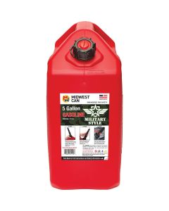 Midwest Can 5 Gal. Plastic Military Gasoline Can