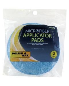 Viking 5 In. Dia. Microfiber Wax Applicator Pad (2-Pack)