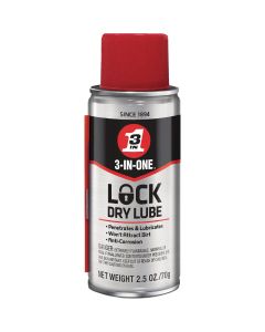 3 In One Dry Lock Lube 2.5 Oz