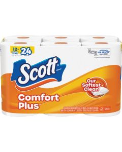 Scott Comfort Plus Extra Soft Toilet Paper (12 Double Rolls)