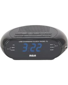 RCA USB Dual Alarm Clock Radio