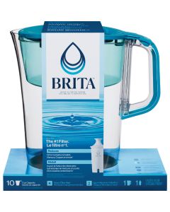 Brita Large Tahoe Teal 10-Cup Water Filter Pitcher