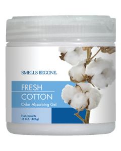 Smells Begone 15 Oz. Fresh Cotton Solid Air Freshener