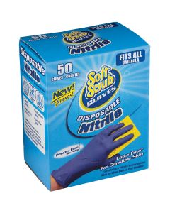 Soft Scrub 1 Size Fits All Nitrile Disposable Glove (50-Pack)