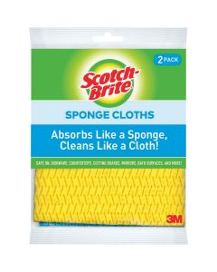 3M Scotch-Brite 7.8 In. x 6.8 In. Absorbent Cloth (2-Count)