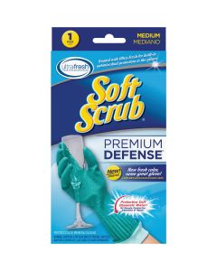 Soft Scrub Premium Defense Medium Latex Rubber Glove