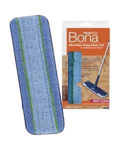 Bona PowerPlus 4 In. W. x 15 In. L. Microfiber Pad Mop Refill