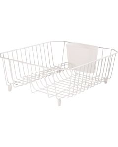 Rubbermaid 12.49 In. x 14.31 In. White Wire Sink Dish Drainer