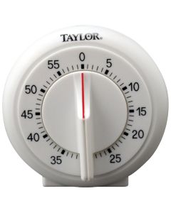 Taylor 60-Minute White Long Ring Timer