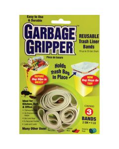 3pk Garbage Gripper Band