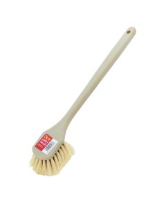 Do it 19-3/4 In. x 3 In. White Tampico Bristle Fiber Plastic Scrub Brush