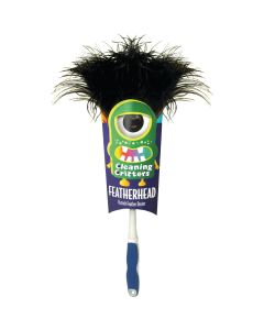 Ettore Cleaning Critters Featherhead Ostrich Duster with Ergonomic Handle