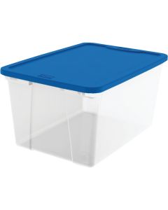 Homz 56 Qt. Clear Storage Tote