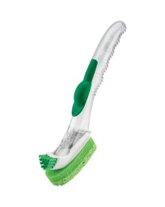 Libman Green & White Glass & Dish Wand with Scrub Brush