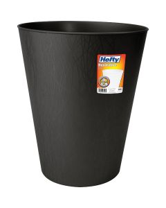 Hefty 2.3 Gal. Black Wastebasket