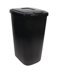 Hefty 53 Qt. Black Wastebasket with Lid