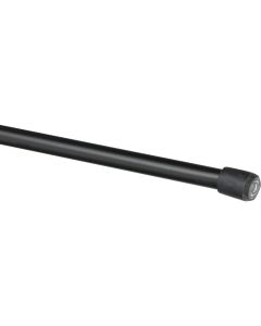 Kenney Strafford 28 In. To 48 In. 7/16 In. Spring Tension Rod, Black