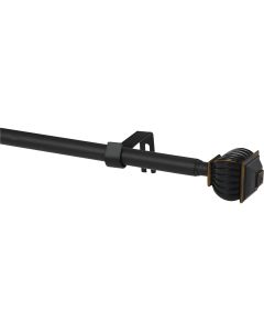 Kenney Beckett 48 In. To 86 In. 5/8 In. Oil Rubbed Bronze Standard Cafe Rod