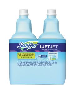 Swiffer WetJet 1.25 Liter Multi-Purpose Open-Window Fresh Floor Cleaner (2-Pack)