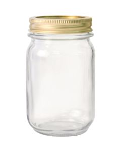 Anchor Hocking 1 Pt. Home Canning Jar w/Metal Lids & Bands (12-Count)