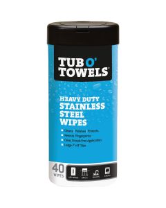 Tub O' Towels Heavy Duty Stainless Steel, 40-Ct.