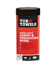 Tub O' Towels Carpet/Upholstery Scrubbing Wipes (40-Count)