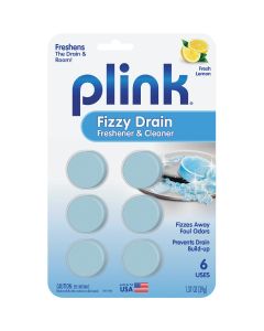 Plink Fizzy Drain Freshener & Cleaner (6-Tabs)