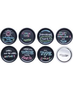 Masontops Wide-Mouth Chalk Top Canning Jar Lids (8-Count)