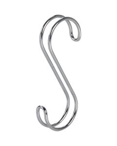 iDesign Classico Chrome Closet Rod S-Hook