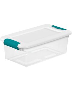 Sterilite 6 Qt. White Latching Storage Tote