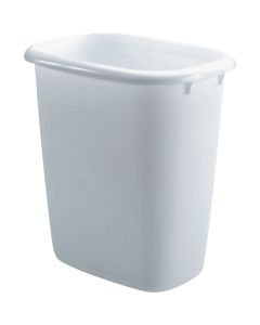 Rubbermaid 15 Qt. White Wastebasket