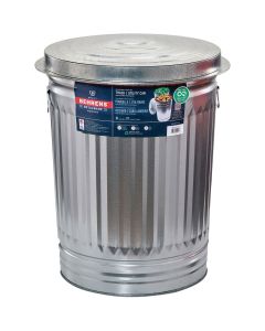 30gal Galv Steel Trash Can