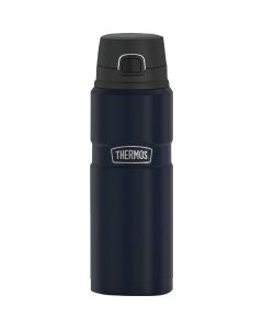 Thermos Stainless King 24 Oz. Matte Blue Stainless Steel Drink Bottle