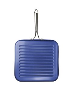 GraniteStone Diamond Blue 10.5 In. Non-Stick Grill Pan