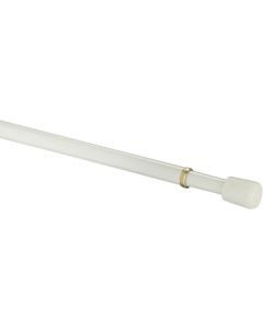 Kenney Strafford 18 In. To 28 In. 7/16 In. Spring Tension Rod, White