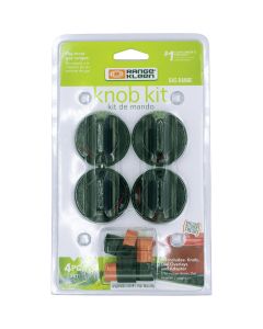 Range Kleen Black Gas Range Knob (4-Pack)