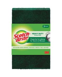 3M Scotch-Brite Heavy Duty Scouring Pad (3 Count)